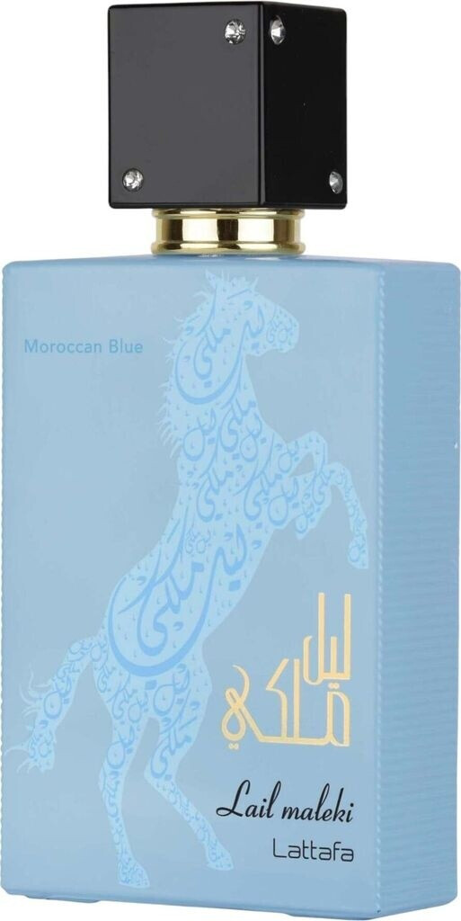 Lattafa Lail Maleki Moroccan Blue EDP Unisex 3.4 Fl Oz